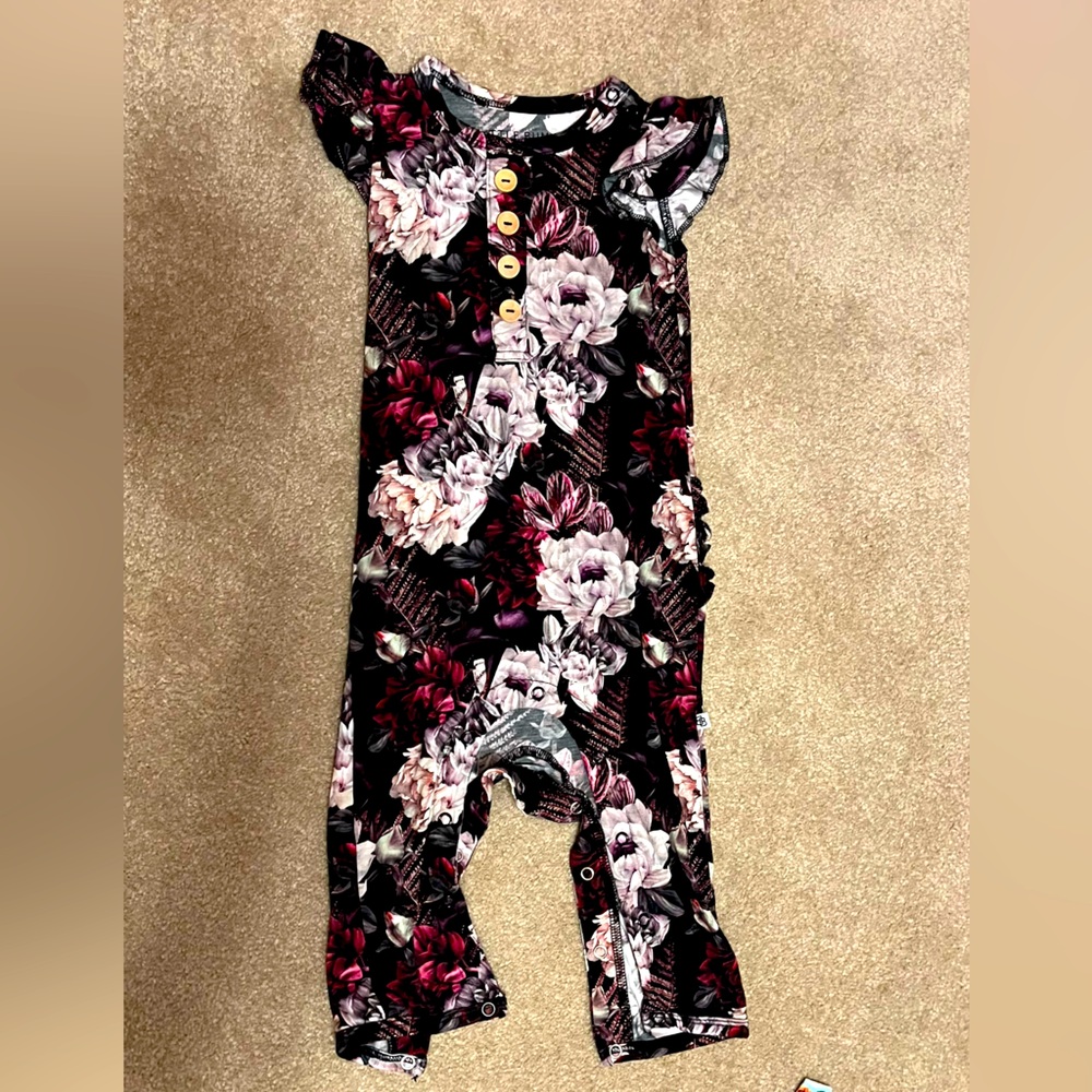 Floral Kids Romper